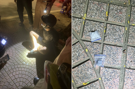 Đội Cảnh sát giao thông số 1(Phòng CSGT) phối hợp bắt giữ đối tượng tàng trữ trái phép chất ma túy